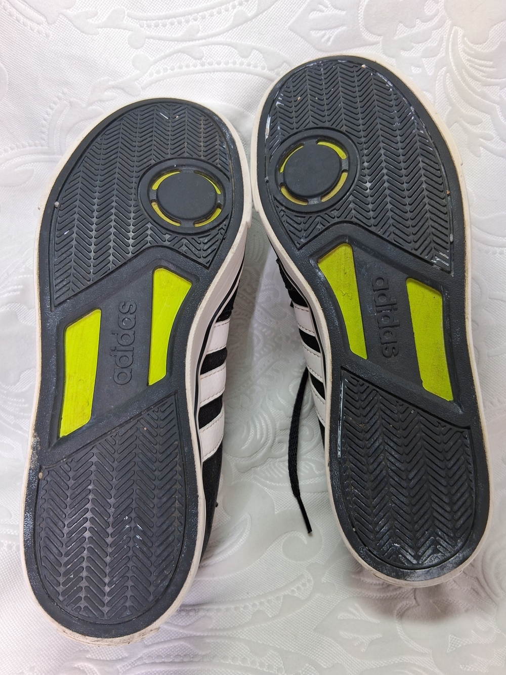 adidas Kids Black and White Low-Top Sneakers - Picture 4 of 8